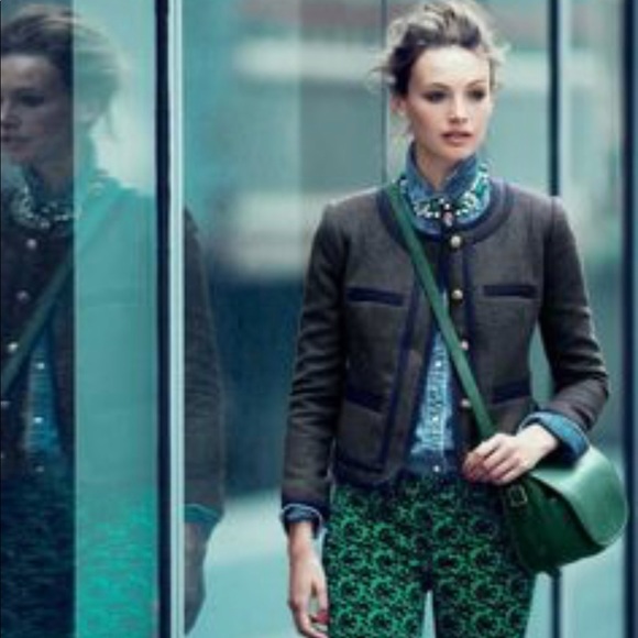 J. Crew Jackets & Blazers - J.Crew Collarless Jacket